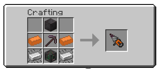 Netherite Drill Recipe